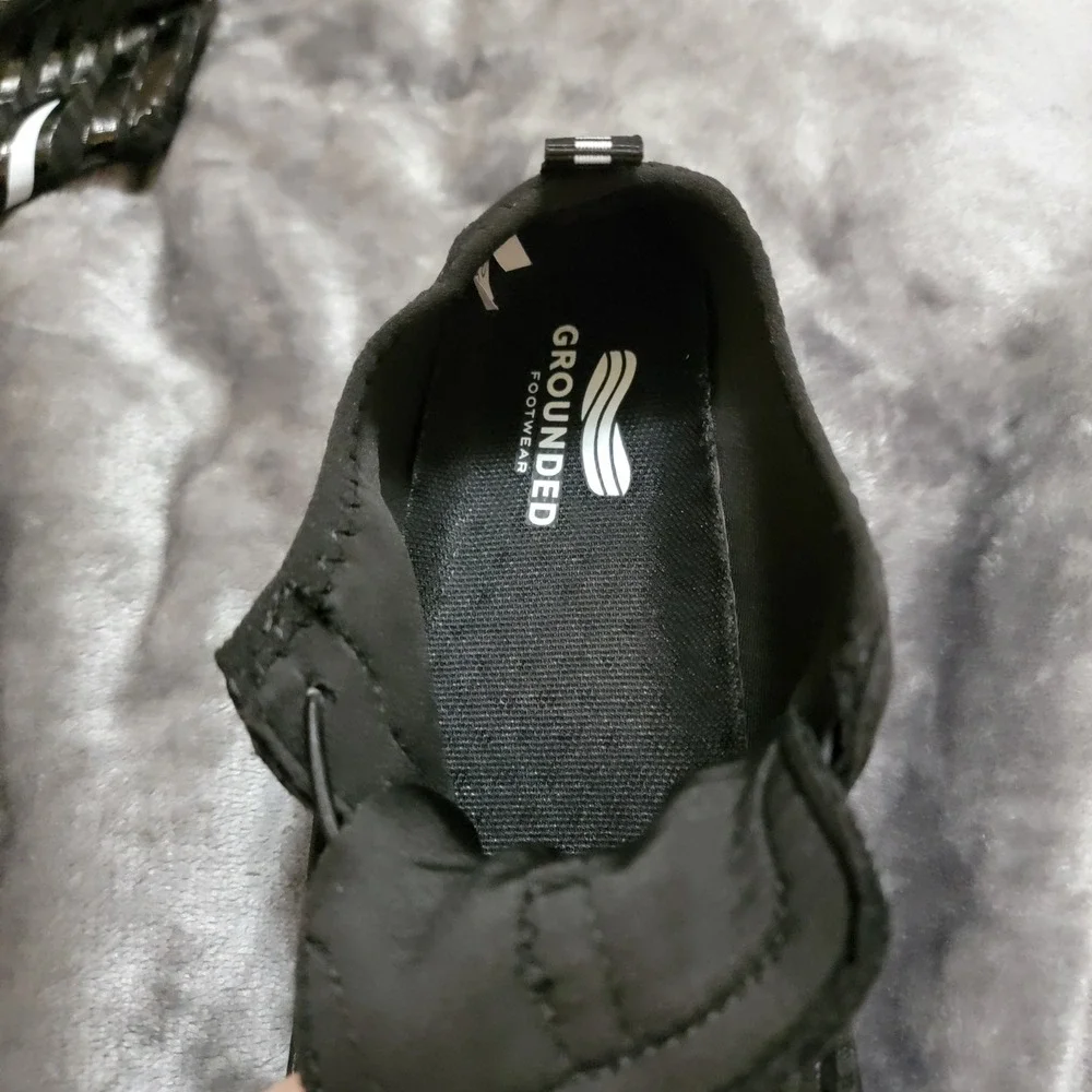 Grounded Footwear Water Shoes Womens 38 Black Excellent Barefoot Quick Dry